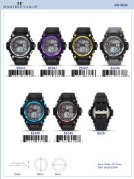 12 Wholesale Digital Watch - 86441 assorted colors