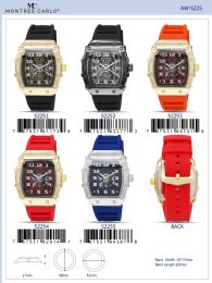12 Bulk Men's Watch - 52251 assorted colors