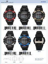 12 Bulk Digital Watch - 85493 assorted colors