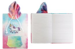 24 Pieces TiE-Dye Unicorn Hoodie Journal - Notebooks