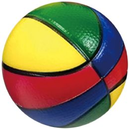 24 Bulk 4"/1ct Colorful Pu Ball