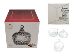 48 Bulk Glass Sugar Bowl, Candy Jar