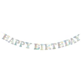 12 Pieces B'day Banner 10ft - Party Accessory Sets