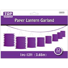 12 Pieces 12pc Lantern Garland 12ft - Party Accessory Sets