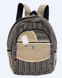 5 Pieces Himalayan Hemp Handmade Backpack - Backpacks 15" or Less