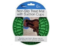 24 pieces 6 In NoN-Slip Treat Mat With Suction Cup Bottom - Pet Accessories