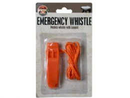 42 Bulk Emergency Whistle With Lanyard