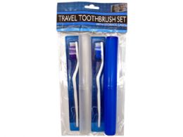 30 pieces 4 Piece Travel Toothbrush Set With Cases - Toothbrushes and Toothpaste