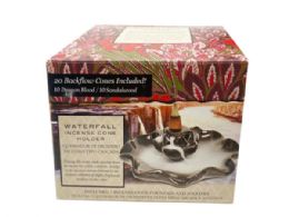 48 Bulk Small Waterfall Incense Cone Holder With 20 Incense Cones