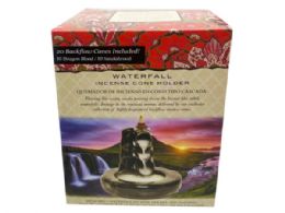 36 pieces Medium Waterfall Incense Cone Holder With 20 Incense Cones - Home Accessories
