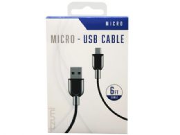 96 pieces Tzumi 6 Foot Micro Usb Cable - Cables and Wires