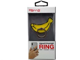 60 Bulk Primo Banana Smart Phone Ring Holder