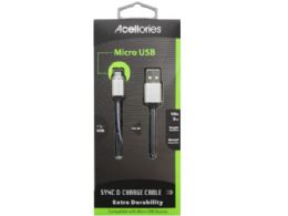 42 pieces Acellories 10 Foot Micro Usb Cable In White - Cables and Wires