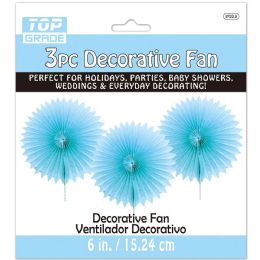 12 Pieces 6"/3ct Deco Fan - Party Accessory Sets