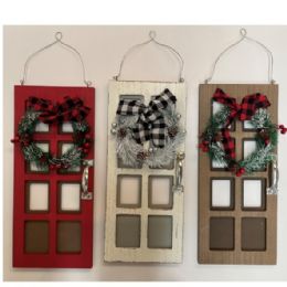 12 pieces Christmas Decor Hanging Door 5.75x13.2in H Mdf/3ast Ht/mdf Comply - Christmas Decorations