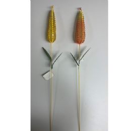 24 Bulk Yard Stake Harvest Corn Metal 24in 2ast Colors/harvest ht