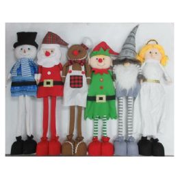 12 pieces Standing Figure Christmas 6ast 24-29in Xmas ht - Christmas Decorations