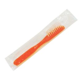 144 pieces Generic High Visibility Orange 30 Tuft Toothbrush - 4" - Hygiene Gear
