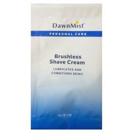 100 of 100 Dawnmist Brushless Shave Cream Packet