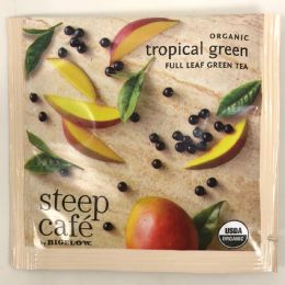 50 Wholesale Steep CafT by Bigelow Organic Tropical Green Tea