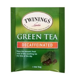20 Wholesale Twinings of London Green Tea Decaffeinated