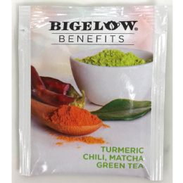 18 pieces "bigelow Benefits Refresh - Turmeric, Chili, Matcha Green Tea" - Food & Beverage Gear