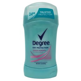 12 Wholesale Degree Dry Protection - Sheer Powder 1.6 oz