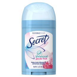 6 pieces Secret Invisible Solid Powder Fresh Antiperspirant Deodorant 1.6 oz - Hygiene Gear