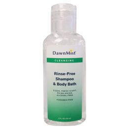 144 pieces DawnMist Rinse-Free Shampoo & Body Bath - Hygiene Gear