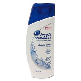 6 pieces Head & Shoulders Classic Clean 3 oz - Hygiene Gear