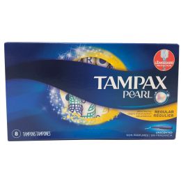 12 Wholesale Tampax Pearl Regular Unscented 8 count