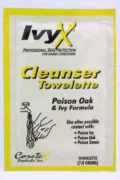 25 pieces IvyX Cleanser Towelette (Post-contact) - Hygiene Gear