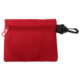 500 Bulk Bag, with clip, 4" x 5" - Red