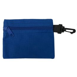 500 Bulk Small red zipper bag wBag, with clip, 4" x 5" - Royal Blue