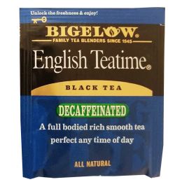 28 Wholesale Bigelow English Teatime Decaffeinated