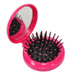 12 Wholesale Freestyle Travel Pop-Up Brush with Mirror