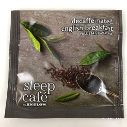 50 pieces Steep Caft By Bigelow Decaffeinated  English Breakfast Black Tea - Food & Beverage Gear