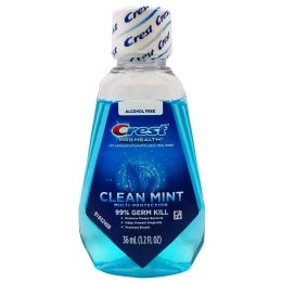 48 pieces Crest Pro Health Mouthwash - Refreshing Clean Mint (blue) - Hygiene Gear