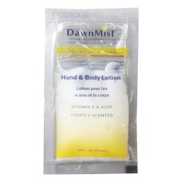100 pieces DawnMist Hand and Body Lotion packet - Hygiene Gear