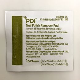 100 pieces Generic Nail Polish Remover Pad - Manicure and Pedicure Items