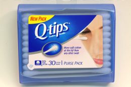 36 pieces Q-Tips Cotton Swabs - Purse Pack - Hygiene Gear