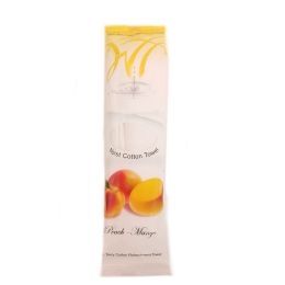 50 pieces Moist Cotton Towel - Peach-Mango  10 x 10 - Hygiene Gear
