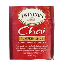20 Wholesale Twinings of London Pumpkin Spice Chai Tea