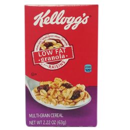 70 Wholesale Kelloggs Low Fat Granola with Raisins Cereal (box)