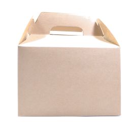 100 pieces Box - 9 X 6 X 6 Kraft Gable - Christmas Gift Bags and Boxes
