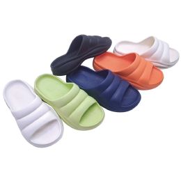 36 Pieces Unisex Eva Slide Slippers Assorted Colors - Footwear & Shoes