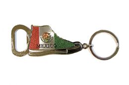 144 Bulk Mexico Flag Keychain Bottle Opener