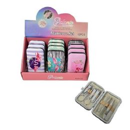 48 Wholesale 9pc Manicure Care Set [flamingos]