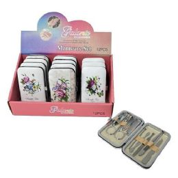 48 Pieces 9pc Manicure Care Set [Floral] - Manicure and Pedicure Items