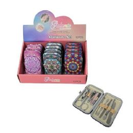 48 Pieces 9pc Manicure Care Set [Mandalas] - Manicure and Pedicure Items